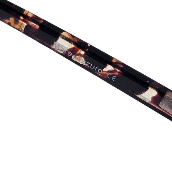 Mare Azzuro Eyeglasses KX002 52/17 135 CZ FRAMES ONLY Tortoise Shell Brown Pearl - Picture 6 of 7